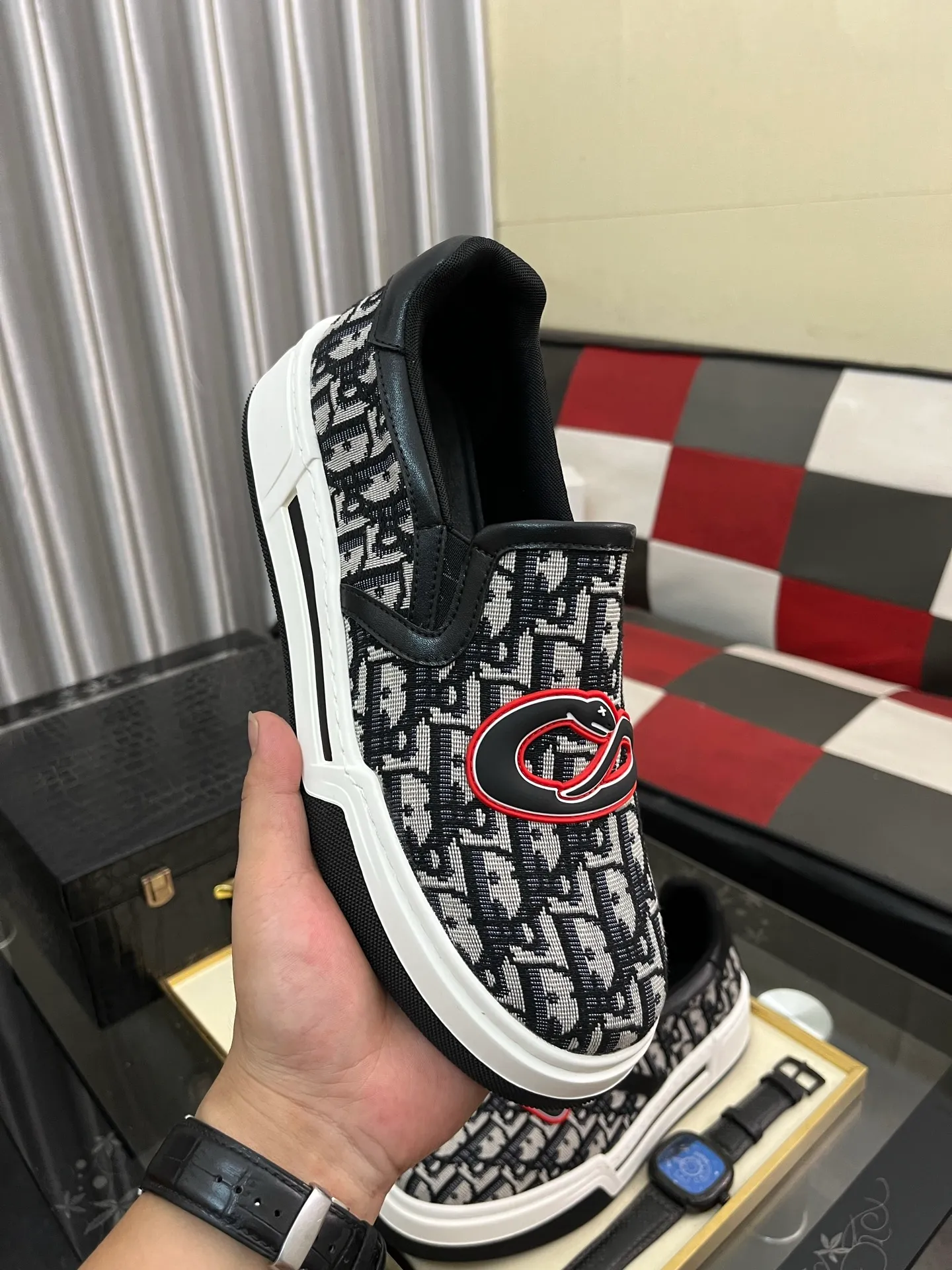 Men's Men's Shoes 💰400⌚️⌚️《Dior DIOR*》The latest and most popular casual shoes, top brand [seduce] luxury~purchase, top~quality. [Strong] The upper is made of imported breathable cowhide material ➕ breathable sheepskin feet (•) with fine workmanship. Original personalized fashionable soft rubber wear-resistant outsole, size: 38-442️⃣colors available